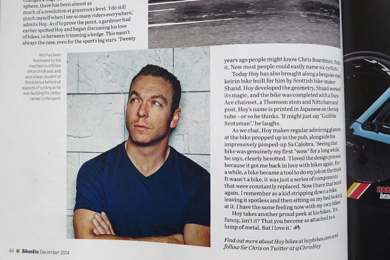 Chris Hoy collaboration in Bikes Etc featured image